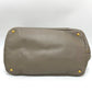 PRADA BN1872 Logo Canapa Bag Handbag Large Capacity Tote Bag Leather Women's Gray