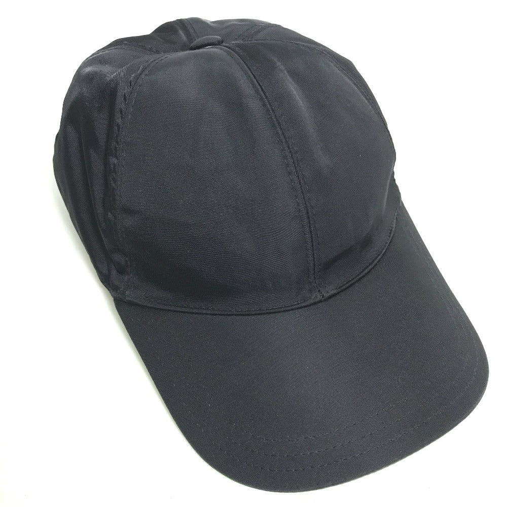 PRADA 2HC274 Logo Baseball Cap in Nylon, Black, Men's
