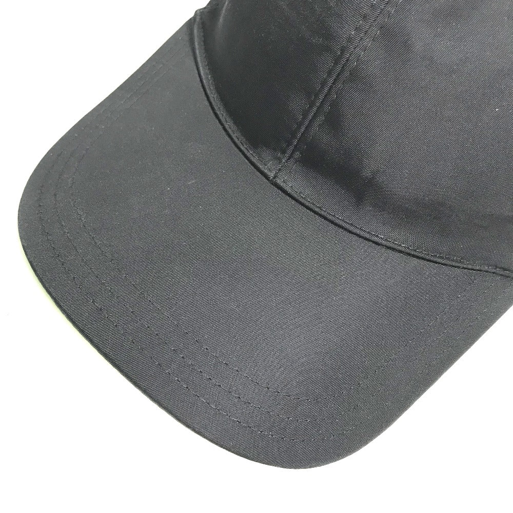 PRADA 2HC274 Logo Baseball Cap in Nylon, Black, Men's