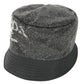 PRADA 1HC137 Logo Studded Bucket Hat, Bob Hat, Nylon, Men's, Black