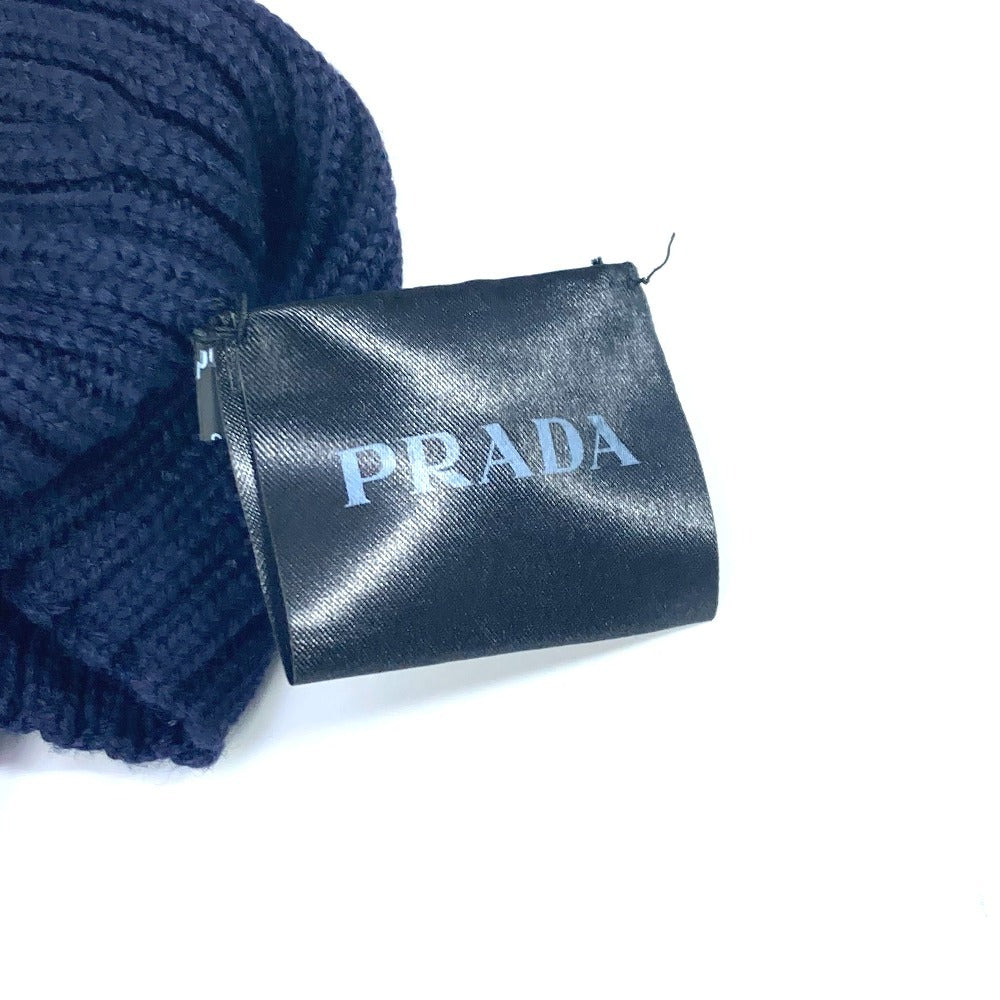 PRADA ネイビー マフラー （羊毛） PRADA マフラー ネイビー PRADA