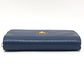 PRADA 1BP016 Bag Logo Wallet Mini Bag Party Bag Pochette Wallet Shoulder Bag Leather Women's Blue