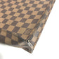 LOUIS VUITTON N51140 Damier Sac Plat Handbag, Vertical Tote Bag, Damier Canvas, Women's, Ebene, Brown