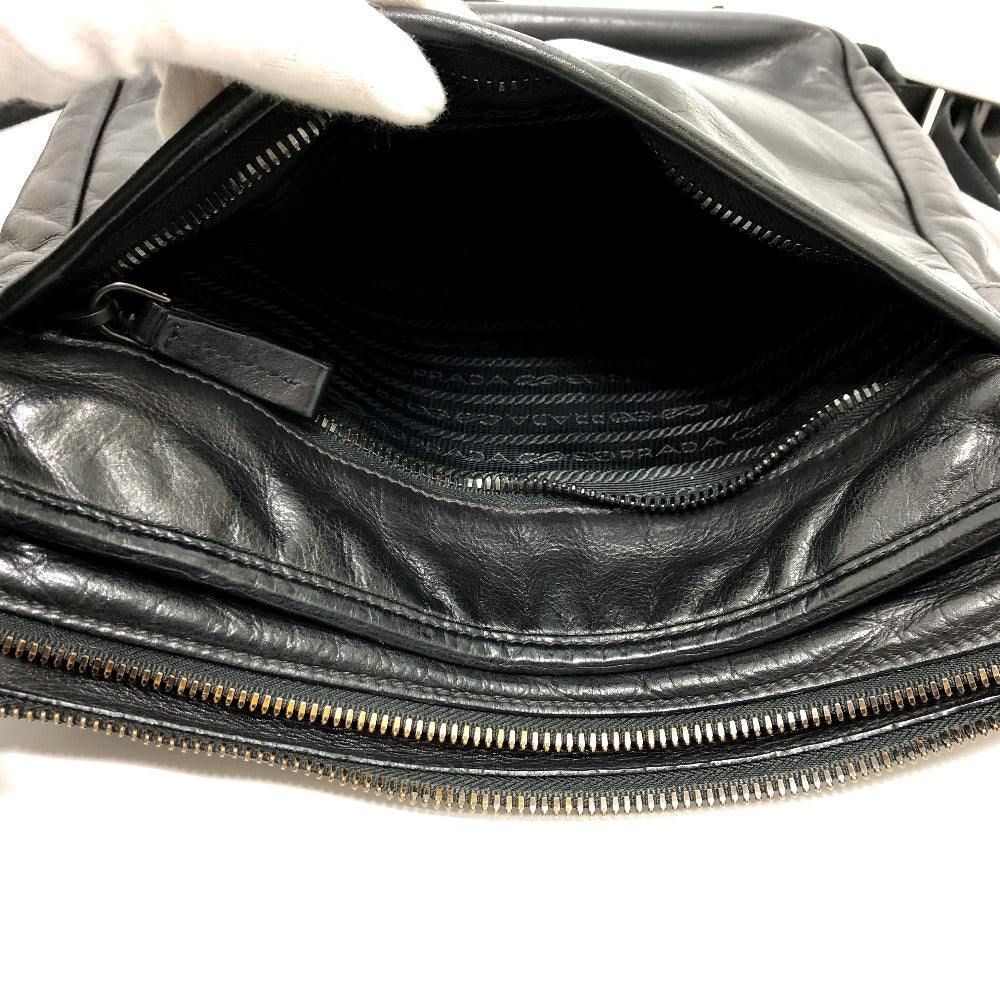 PRADA 2VH022 カバン メッセンジャーバッグ 肩掛けバッグ ショルダーバッグ レザー メンズ - brandshop-reference