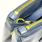 PRADA BN2316 ガレリア カバン 2WAY ショルダーバッグ 斜め掛け 三角ロゴ ハンドバッグ サフィアーノレザー レディース ブルー