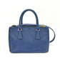 PRADA BN2316 ガレリア カバン 2WAY ショルダーバッグ 斜め掛け 三角ロゴ ハンドバッグ サフィアーノレザー レディース ブルー