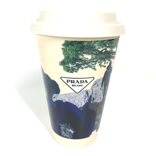 PRADA ウォーターボトル ノベルティ 登山デザイン ロゴ コップ カップ 食器 タンブラー 陶器 ユニセックス