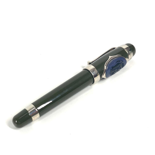 PRADA ロゴ ステーショナリー ボールペン メタル ユニセックス カーキ - brandshop-reference