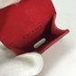 PRADA 2TT106 Triangle Logo Plate Case for Apple AirPods Earphones, Saffiano Leather, Red, Women's