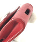 PRADA 2TT106 Triangle Logo Plate Case for Apple AirPods Earphones, Saffiano Leather, Red, Women's