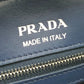 PRADA 1BH119 Diagram Bag 2WAY Shoulder Bag Chain Handbag Leather Ladies Blue