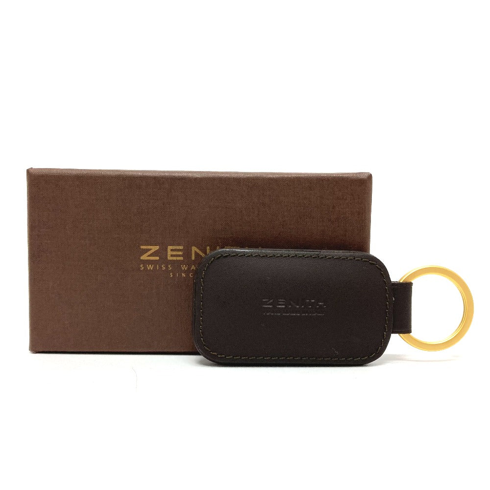 ZENITH ノベルティ 非売品 キーリング バッグチャーム キーホルダー レザー メンズ - brandshop-reference