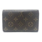 LOUIS VUITTON M61730 Porte Monnaie-Bietrezor Bifold wallet Folded wallet MonogramCanvas Brown Used