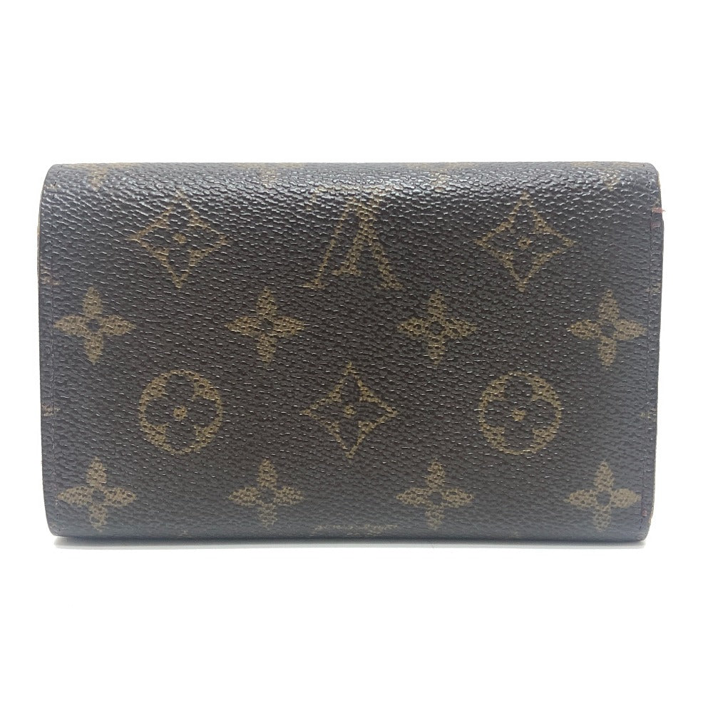 LOUIS VUITTON M61730 Porte Monnaie-Bietrezor Bifold wallet Folded wallet MonogramCanvas Brown Used