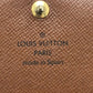 LOUIS VUITTON M61730 Porte Monnaie-Bietrezor Bifold wallet Folded wallet MonogramCanvas Brown Used