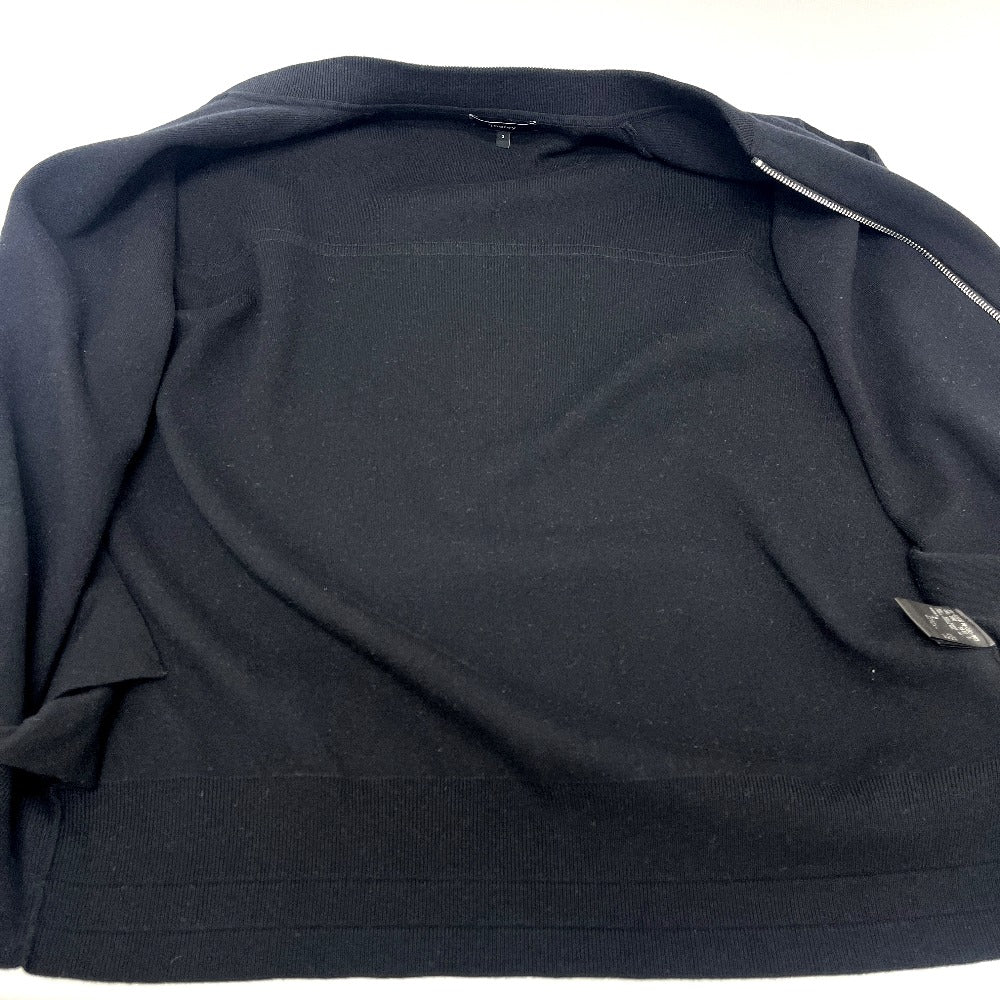 theory 01-3203718 ウォッシャブル ニット ジップアップ アパレル ブルゾン コットン レディース ブラック