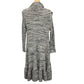 Diane Von Furstenberg Gown coat Apparel, Outerwear, Frills Long coat Viscose gray Used