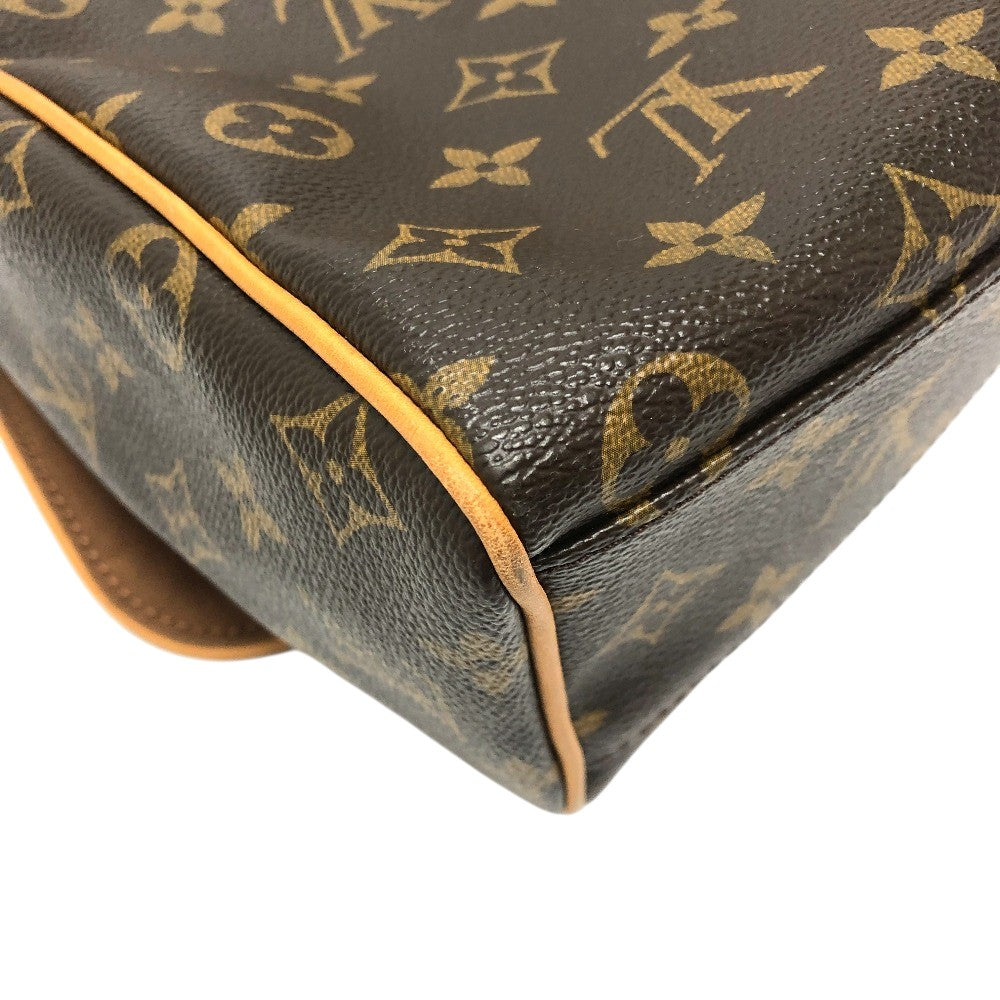 LOUIS VUITTON M45257 Aves Bag Crossbody Messenger Flap Shoulder Bag MonogramCanvas Brown Used