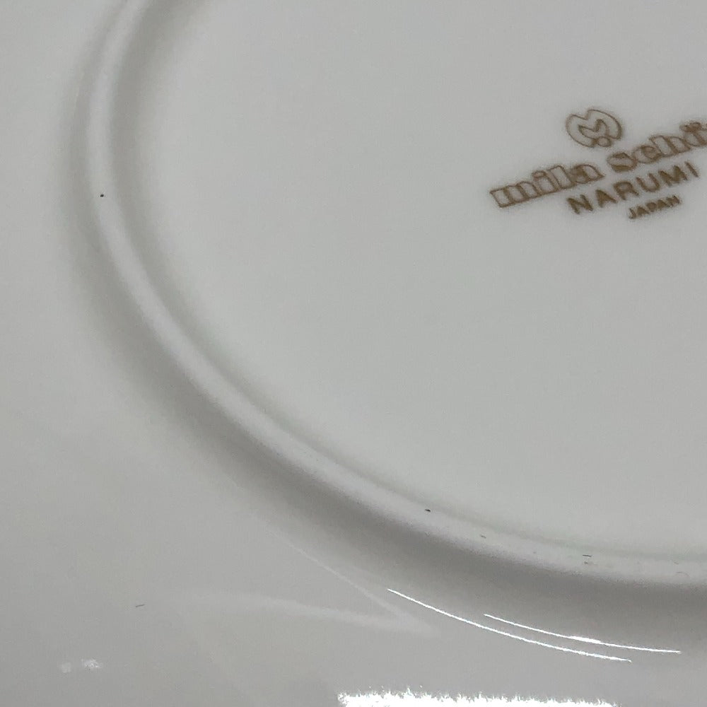 mila schon NARUMI ナルミ コラボ プチケーキセット プレート 食器 お皿 陶器 ユニセックス ホワイト