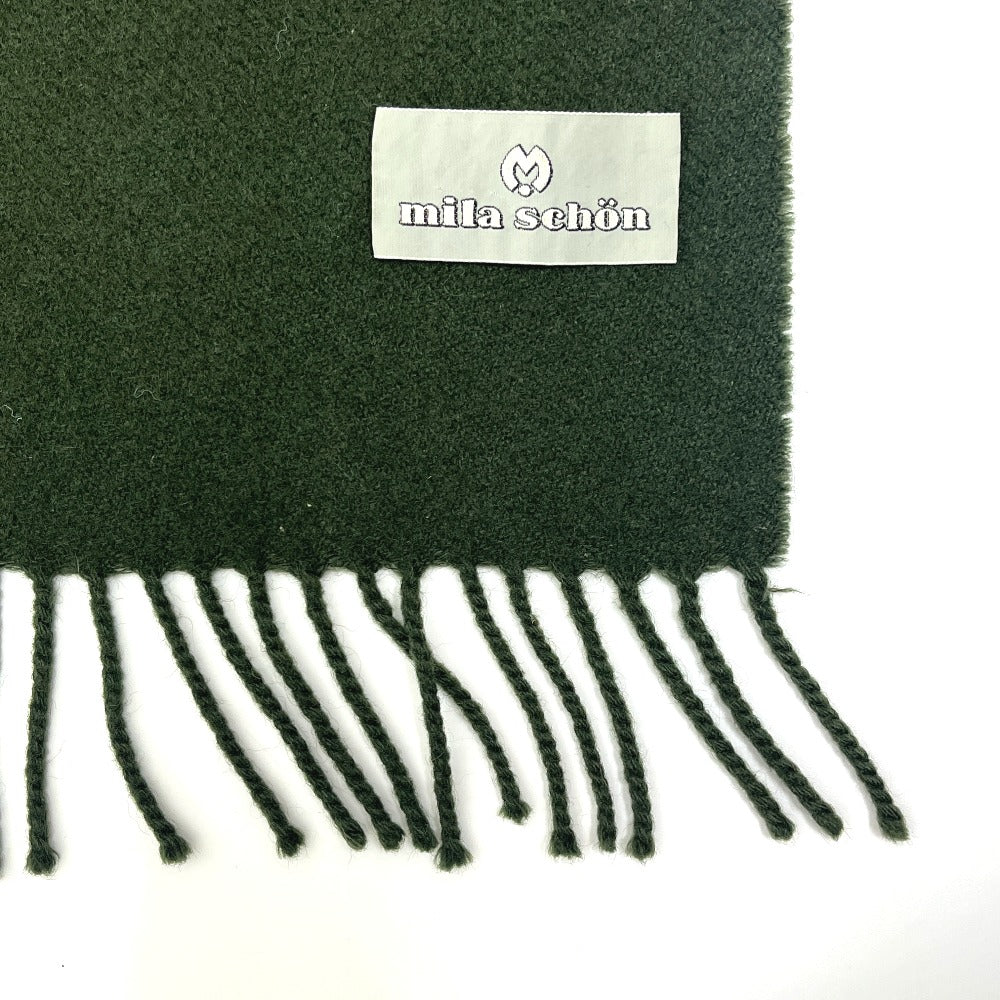 mila schon ロゴ アパレル マフラー 防寒具 ファッション小物 マフラー ウール レディース グリーン