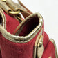 FRANCESCO BIASIA Two-tone color Bag Tote Bag Hand Bag Shoulder Bag Red/Gold Used