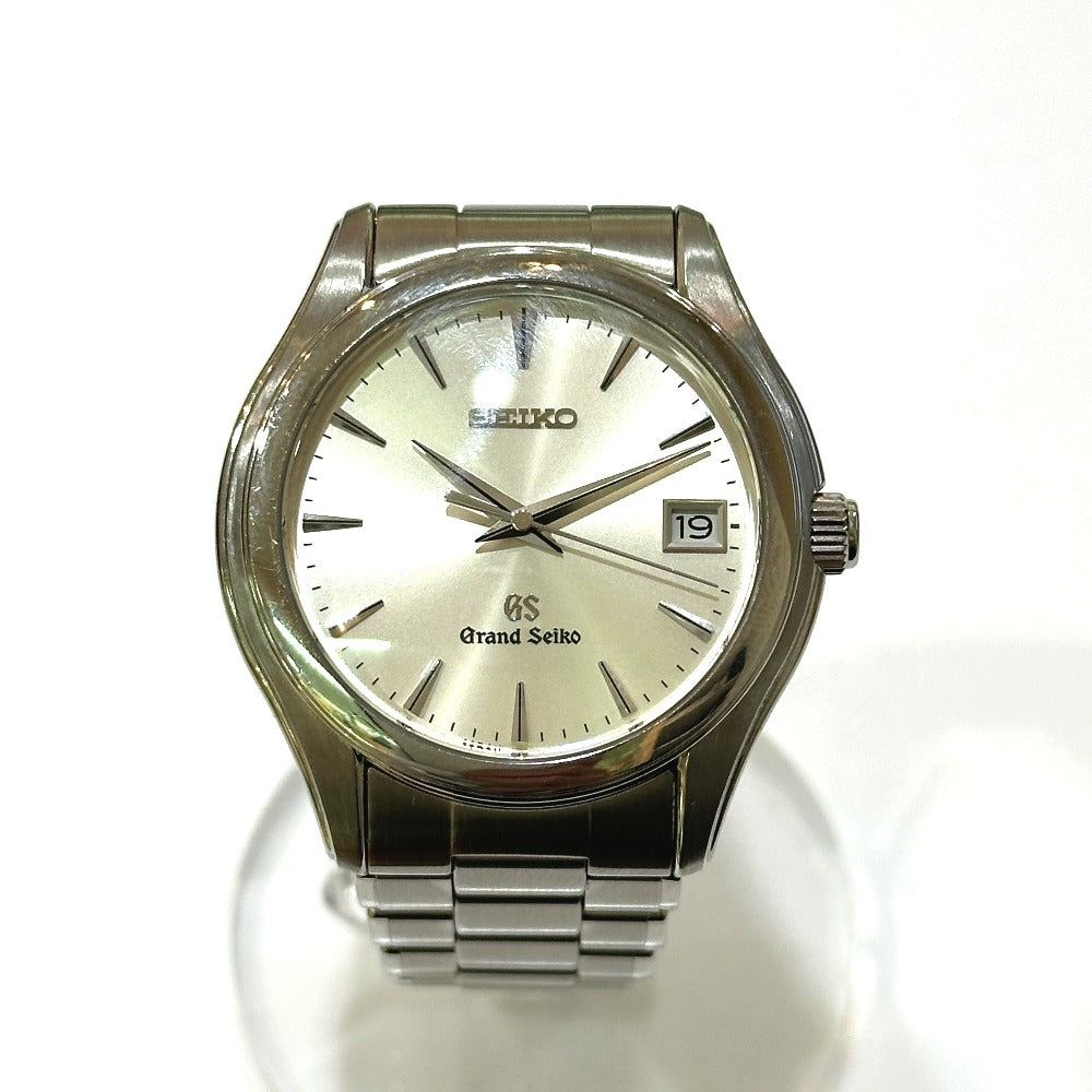 SEIKO 9F62-0A10 グランドセイコー ウォッチ デイト クォーツ 腕時計 SS メンズ シルバー