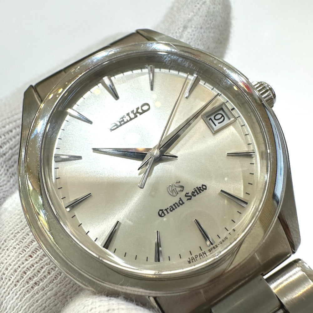SEIKO 9F62-0A10 グランドセイコー ウォッチ デイト クォーツ 腕時計 SS メンズ シルバー