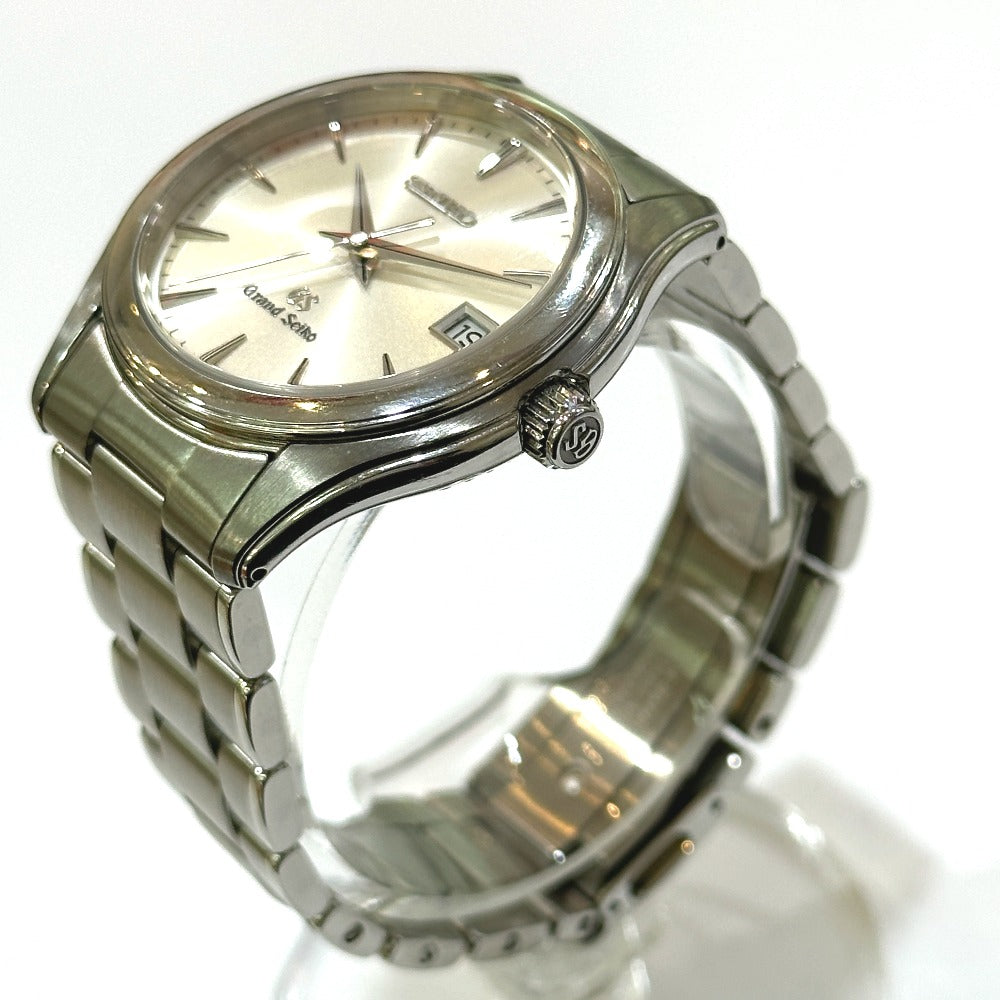 SEIKO 9F62-0A10 グランドセイコー ウォッチ デイト クォーツ 腕時計 SS メンズ シルバー