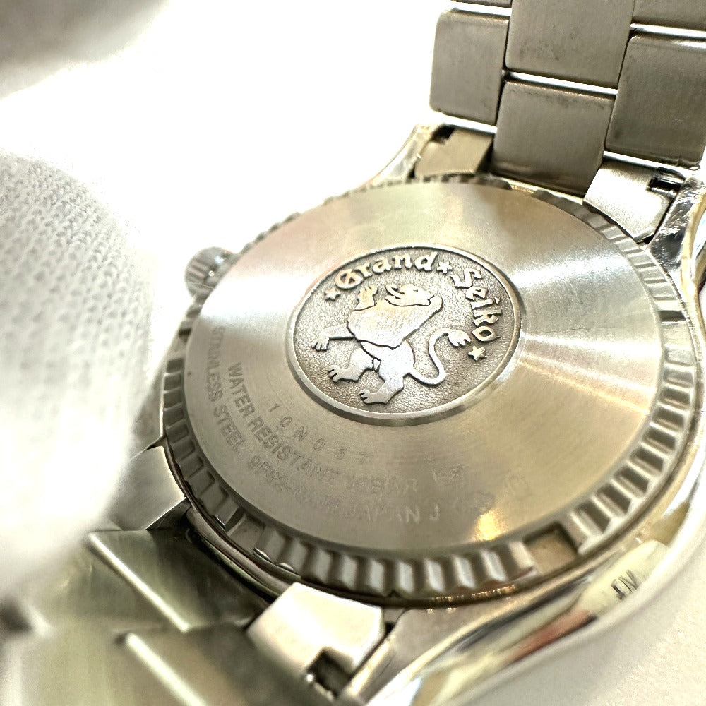 SEIKO 9F62-0A10 グランドセイコー ウォッチ デイト クォーツ 腕時計 SS メンズ シルバー