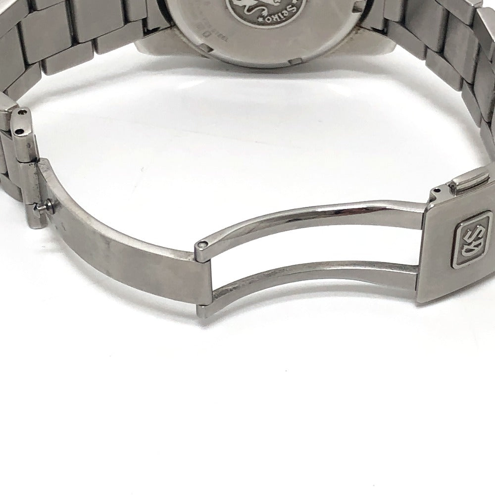 SEIKO 9R65-0BM0 グランドセイコー スピリングドライブ パワーリザーブ デイト 自動巻き 腕時計 SS メンズ シルバー