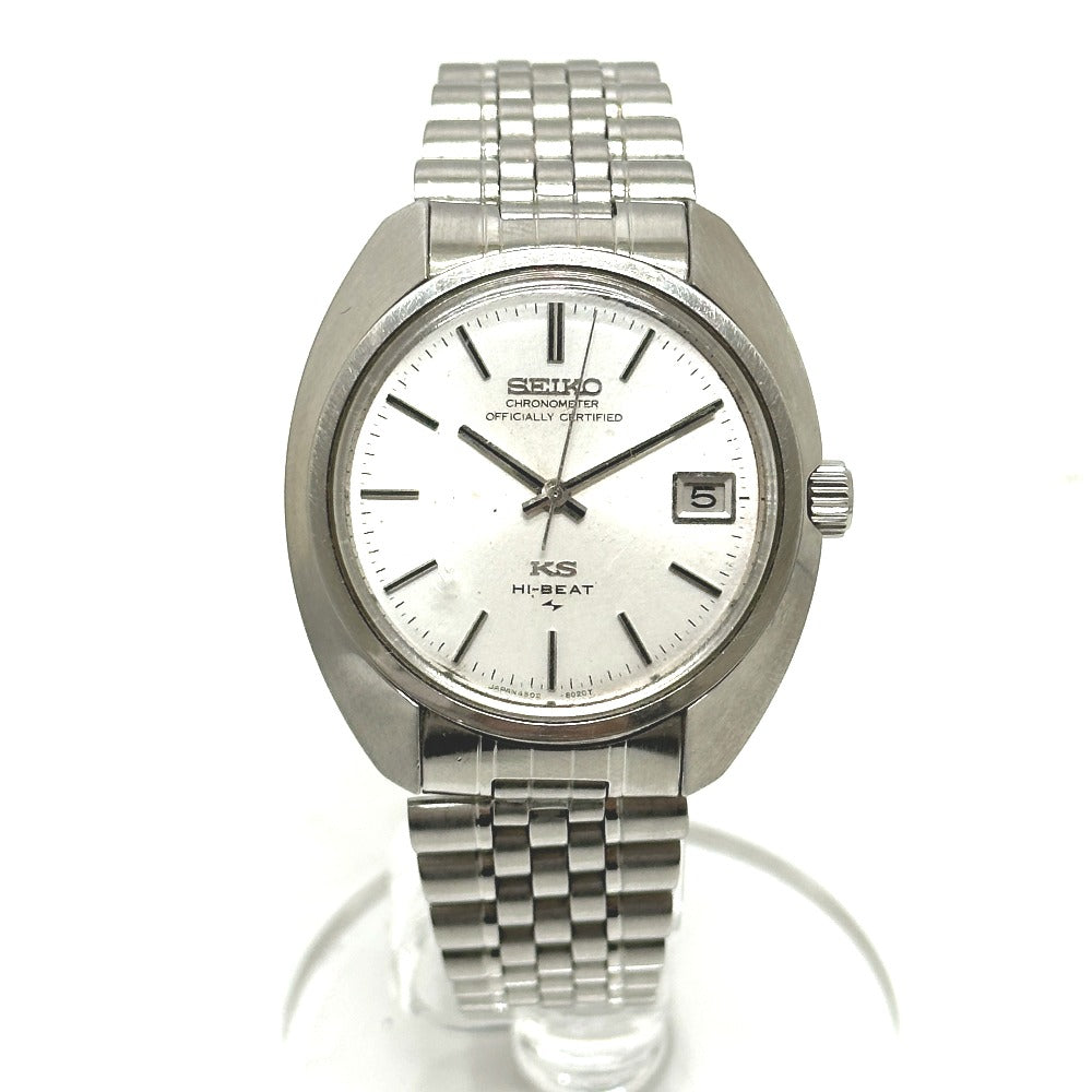 SEIKO 4502-8010 キングセイコー スーペリア ハイスピード 手巻き 腕時計 SS メンズ シルバー