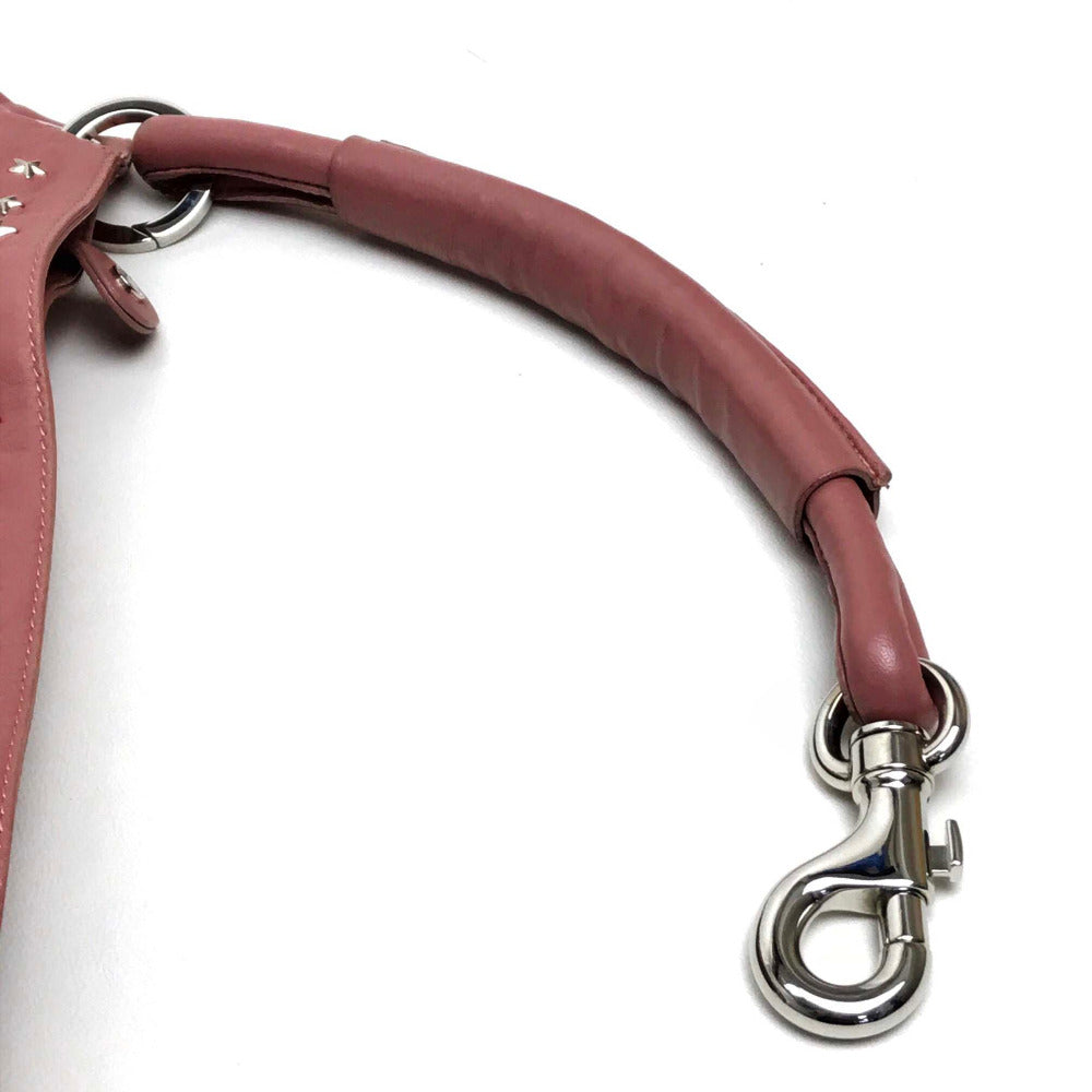 JIMMY CHOO スタースタッズ 星 スカイ バッグ カバン 肩掛け セミショルダー ハンドバッグ ショルダーバッグ ラムレザー レディース ピンク