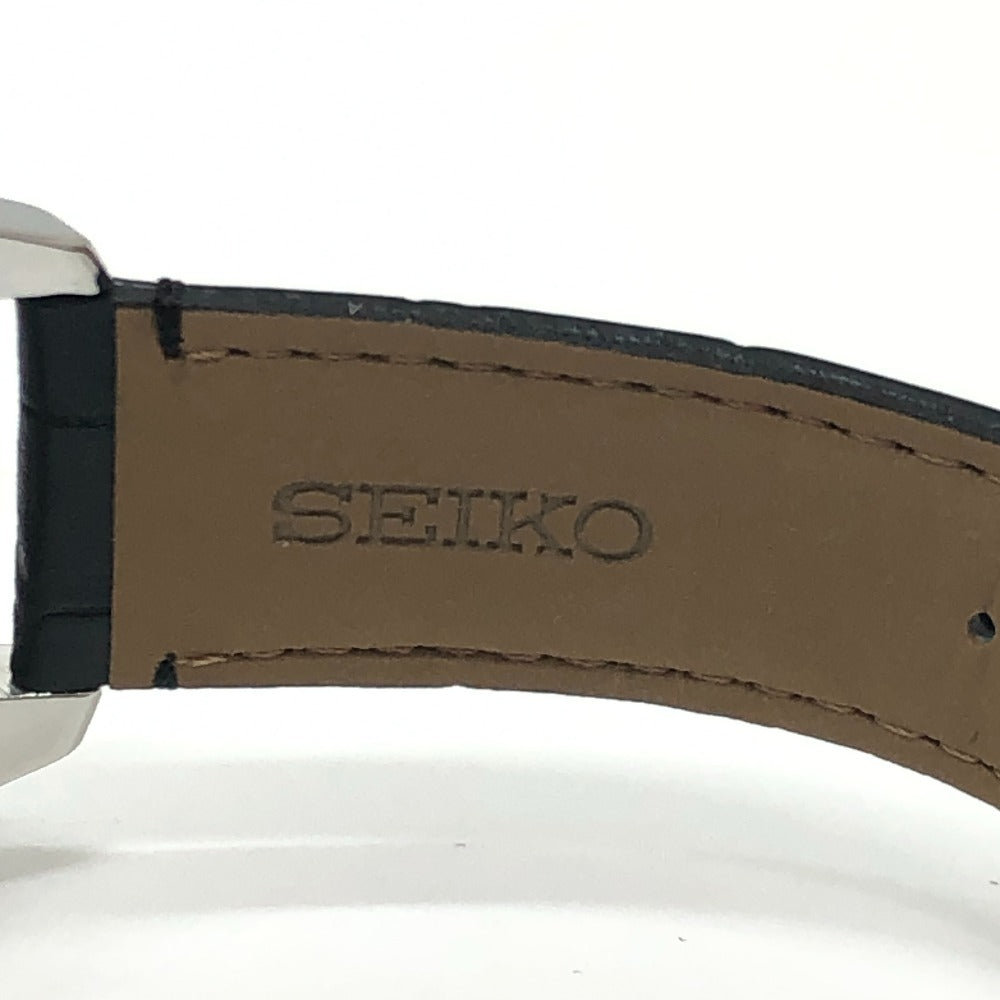 SEIKO 8T63-00D0 Spirit chronograph Quartz Date Watch Wristwatch SS Silver Used