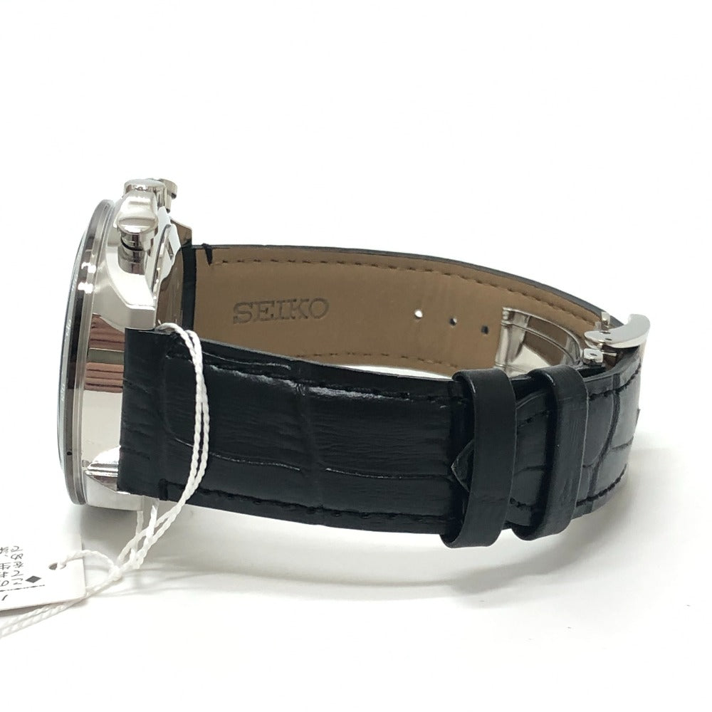 SEIKO 8T63-00D0 Spirit chronograph Quartz Date Watch Wristwatch SS Silver Used