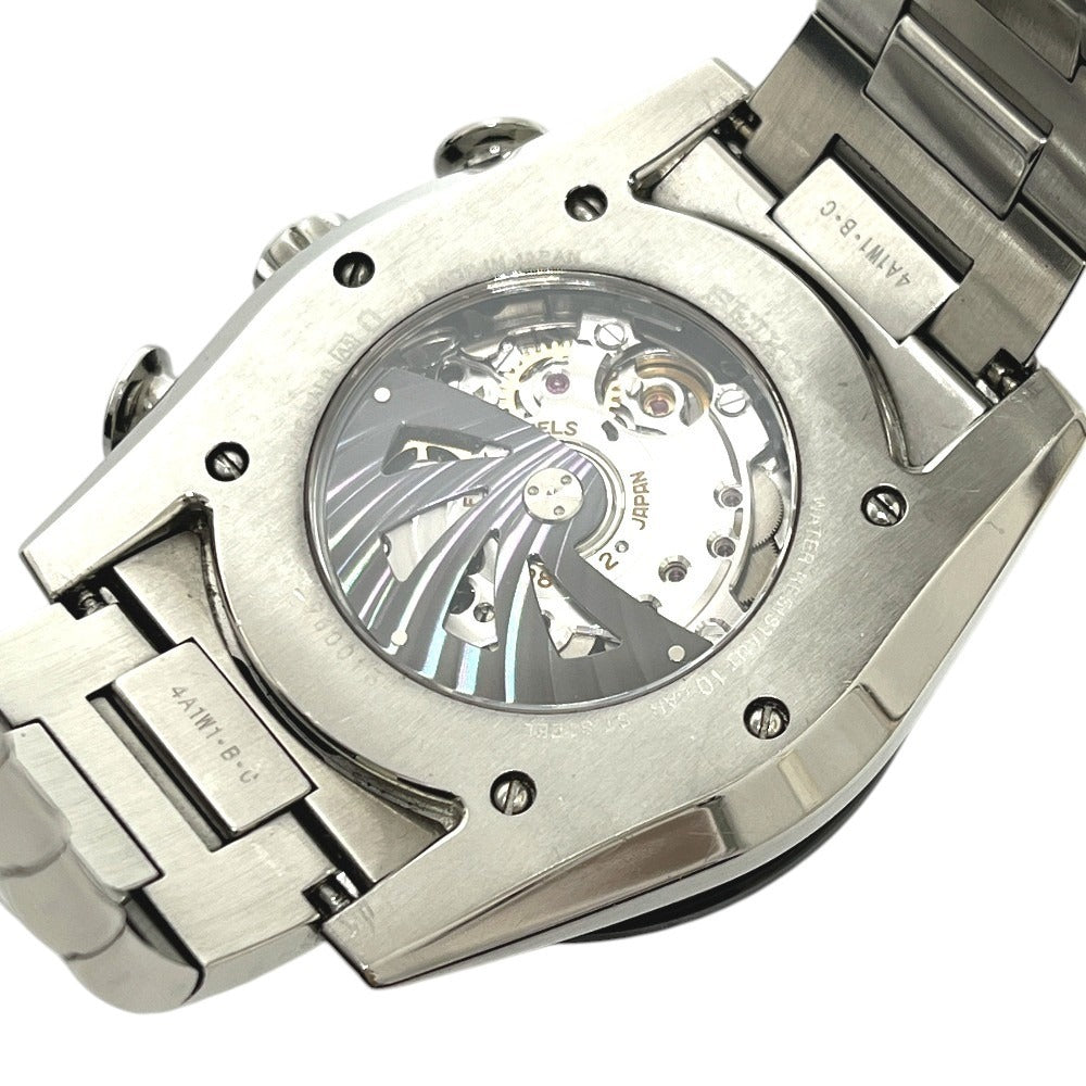 SEIKO SAEA001 5R86-0AL0 ブライツ アナンタ クロノグラフ パワーリザーブ スプリングドライブ 自動巻き 腕時計 SS メンズ シルバー