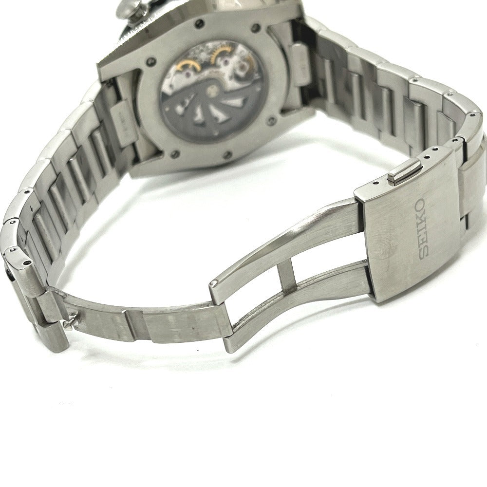 SEIKO SAEA001 5R86-0AL0 ブライツ アナンタ クロノグラフ パワーリザーブ スプリングドライブ 自動巻き 腕時計 SS メンズ シルバー