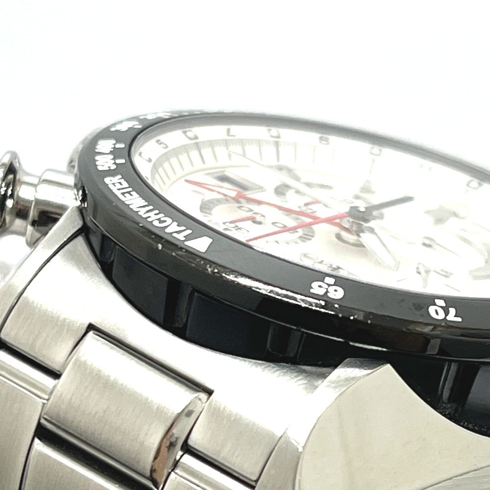 SEIKO SAEA001 5R86-0AL0 ブライツ アナンタ クロノグラフ パワーリザーブ スプリングドライブ 自動巻き 腕時計 SS メンズ シルバー