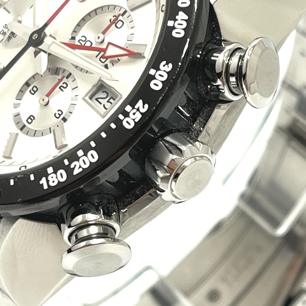 SEIKO SAEA001 5R86-0AL0 ブライツ アナンタ クロノグラフ パワーリザーブ スプリングドライブ 自動巻き 腕時計 SS メンズ シルバー