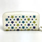 JIMMY CHOO Brand Goods, Accessories, Star Studs, Round Zip Long Wallet, Leather, Women's, Off-White