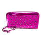 JIMMY CHOO 163FILIPA.CIM スタースタッズ フィリパ 財布 ラウンドファスナー長財布 長財布 パテントレザー ユニセックス メタリックパープル