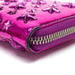JIMMY CHOO 163FILIPA.CIM スタースタッズ フィリパ 財布 ラウンドファスナー長財布 長財布 パテントレザー ユニセックス メタリックパープル
