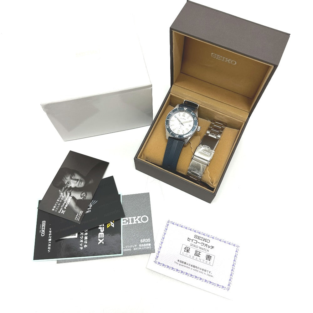 SEIKO 6R35-01R0 プロスペックス ダイバースキューバ 創業140周年記念 自動巻き 腕時計 SS メンズ - brandshop-reference