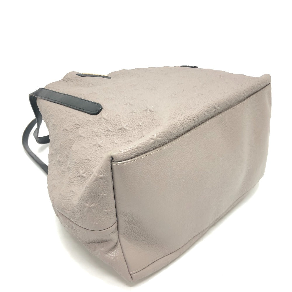 JIMMY CHOO スター エンボス トートバック カバン バック トートバッグ レザー レディース グレー - brandshop-reference