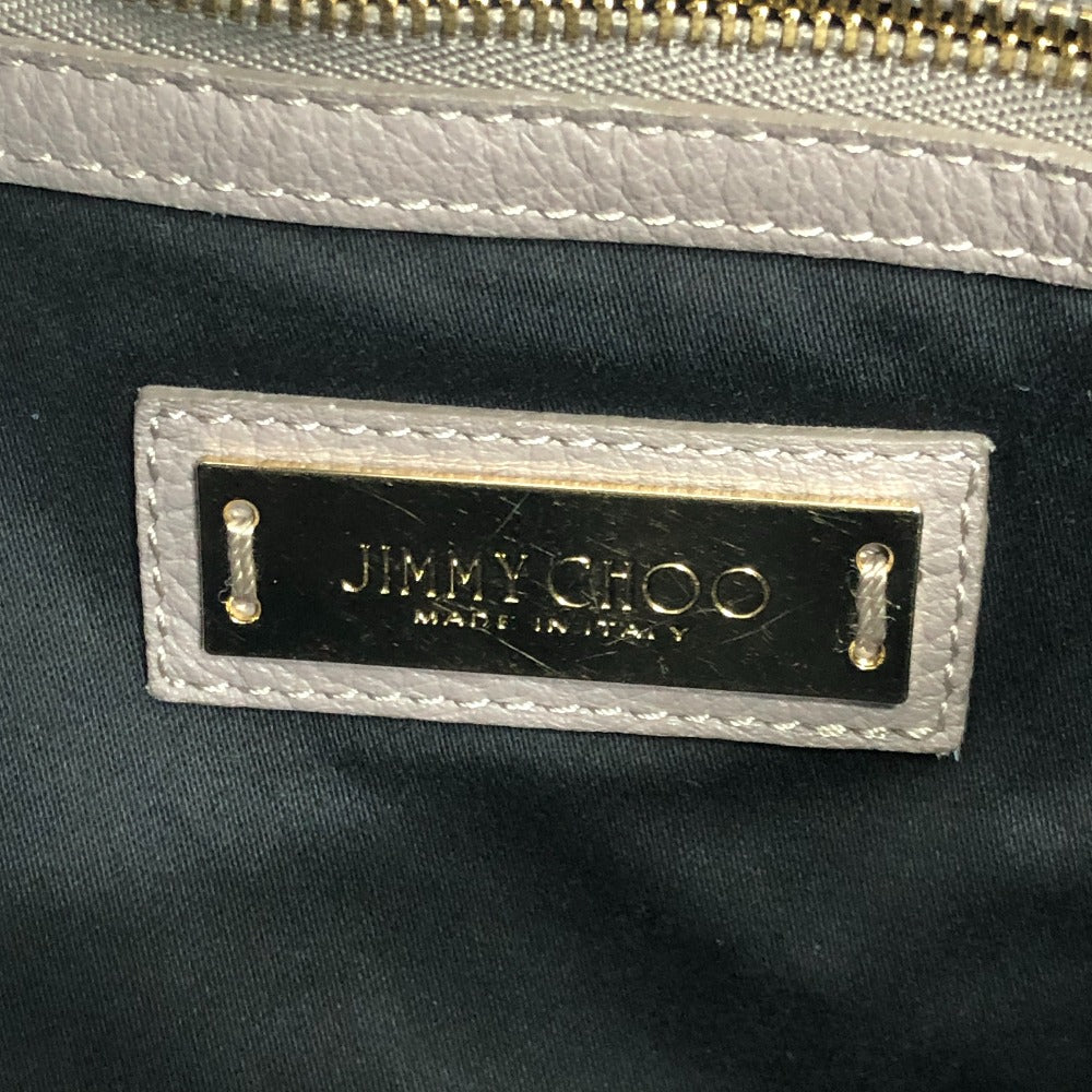 JIMMY CHOO スター エンボス トートバック カバン バック トートバッグ レザー レディース グレー - brandshop-reference