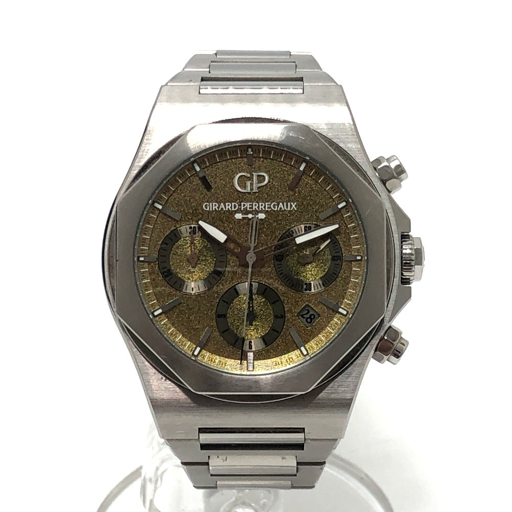 GIRARD-PERREGAUX 81020-21-3398-1CM ロレアート アストンマーティン エディション クロノグラフ 自動巻き 腕時計 チタン メンズ シルバー
