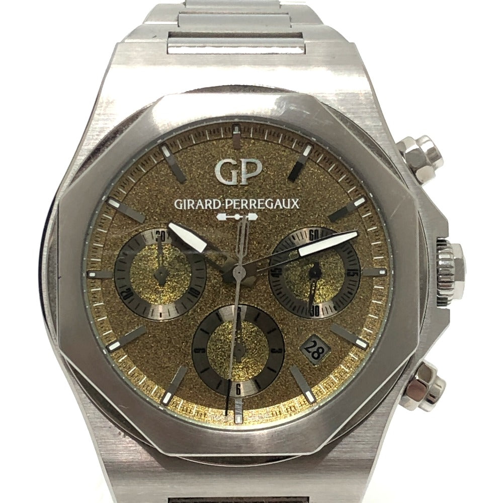 GIRARD-PERREGAUX 81020-21-3398-1CM ロレアート アストンマーティン エディション クロノグラフ 自動巻き 腕時計 チタン メンズ シルバー