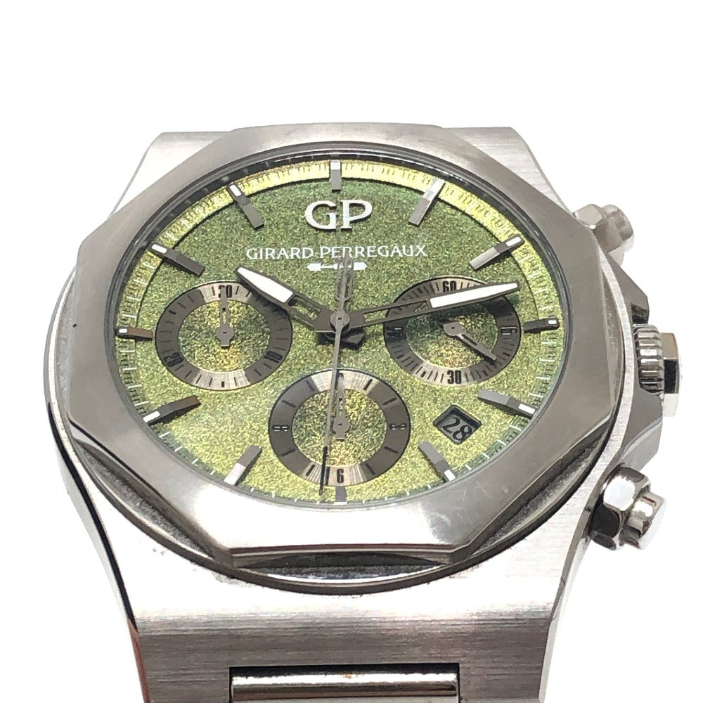 GIRARD-PERREGAUX 81020-21-3398-1CM ロレアート アストンマーティン エディション クロノグラフ 自動巻き 腕時計 チタン メンズ シルバー