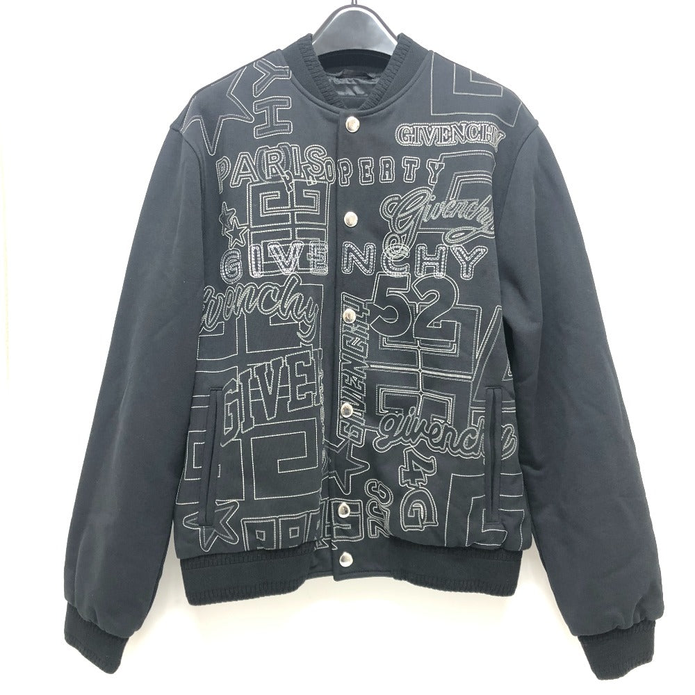 GIVENCHY H30106 マルチロゴ ジャケット ボーイ アパレル アウター ジャケット コットン レディース ブラック
