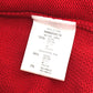 GIVENCHY BM9063401M Reverse Logo Crew Neck Pullover Knit Sweater for Men, Red