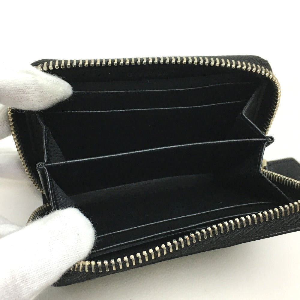 GIVENCHY Coin Purse Leather Women's Black